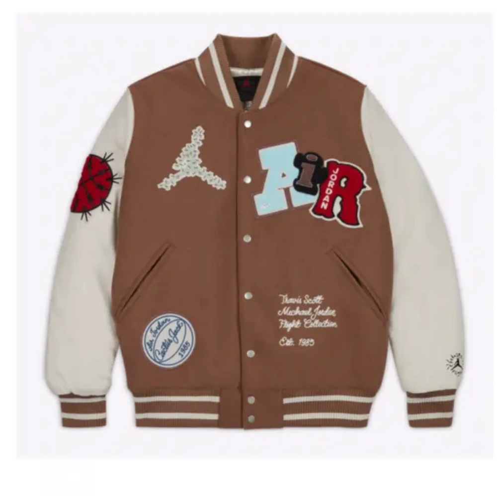 FRIENDS & FAMILY Jordan Travis Scott varsity jacket